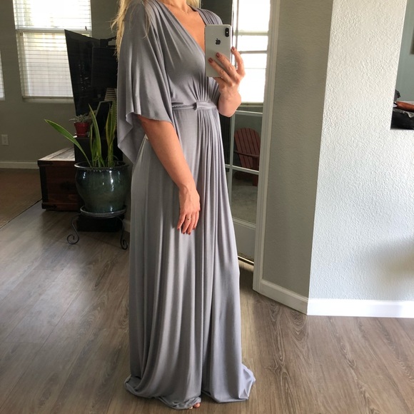🚫SOLD | Dusty Blue-Grey Maxi - Picture 2 of 7
